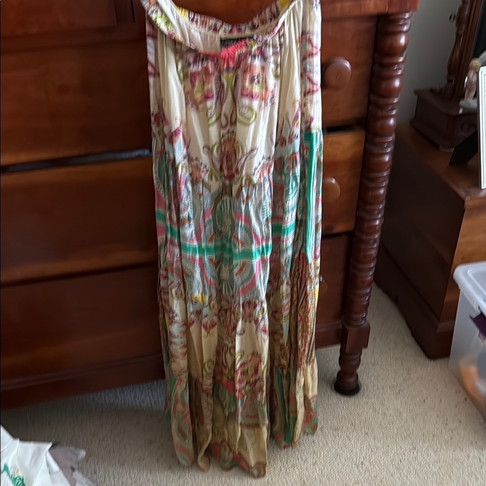Gypsy05 Floral Maxi Skirt - Multicolor